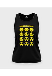 MegaKoszulki - Koszulka damska bez rękawów Radioaktywność. Materiał: bawełna. Długość rękawa: bez rękawów