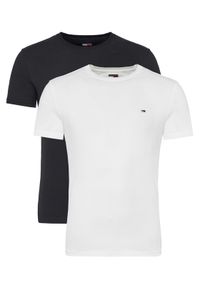 Tommy Jeans Komplet 2 t-shirtów DM0DM20687 Kolorowy Slim Fit. Materiał: bawełna. Wzór: kolorowy