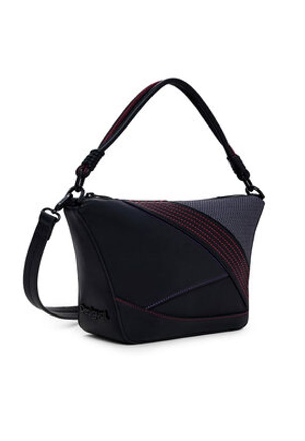 Desigual Torebka 25SAXPC7 Czarny. Kolor: czarny. Materiał: skórzane