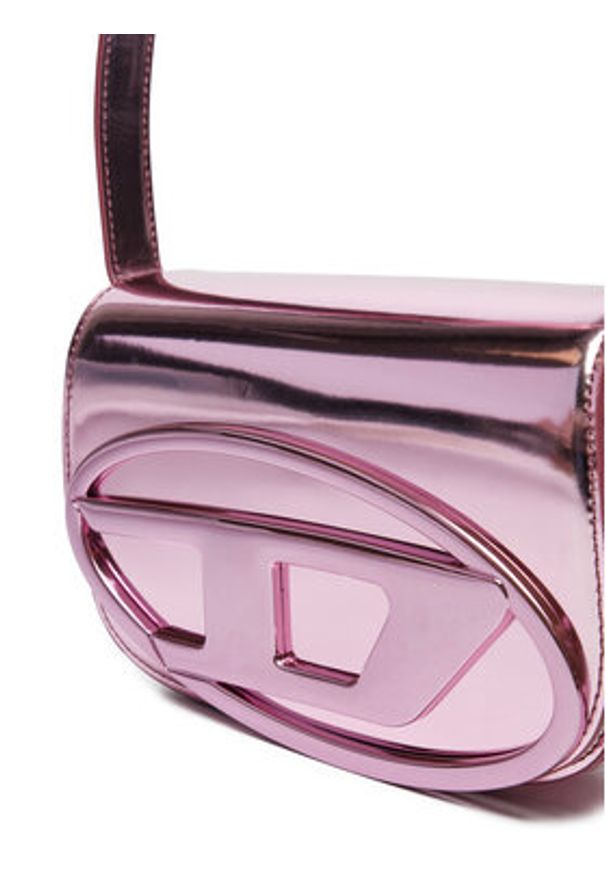 Diesel Torebka 1DR-Iconic X08396PS202 Różowy. Kolor: różowy. Materiał: skórzane