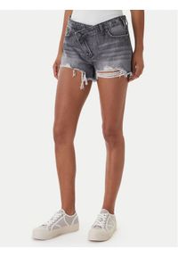 Guess Jeans Szorty jeansowe W6GDZ8 D6572 Szary Regular Fit. Kolor: szary. Materiał: jeans, bawełna #1