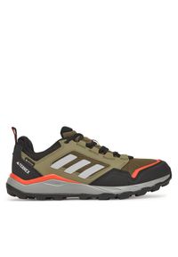 Adidas - adidas Buty do biegania Tracerocker 2.0 GORE-TEX JI1305 Khaki. Kolor: brązowy. Materiał: materiał. Technologia: Gore-Tex