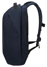 Samsonite Securipak 2.0 17.3'' granatowy. Kolor: niebieski. Materiał: materiał, tkanina. Styl: młodzieżowy, elegancki