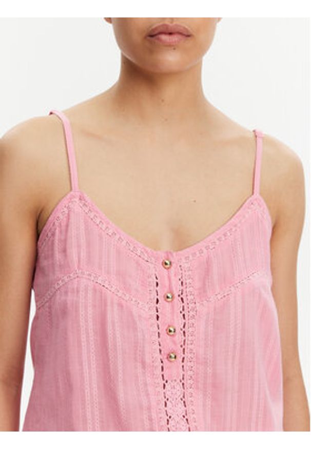 Melissa Odabash Sukienka letnia Kelly Różowy Regular Fit. Kolor: różowy. Materiał: bawełna. Sezon: lato