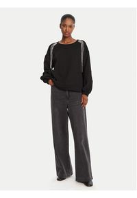 TwinSet - TWINSET Bluza 252LI2MCC Czarny Regular Fit. Kolor: czarny. Materiał: bawełna