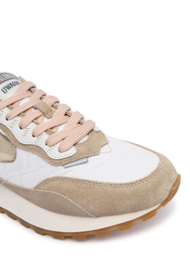 Voile Blanche Sneakersy 2018292-24 Beżowy. Kolor: beżowy. Materiał: skóra, zamsz