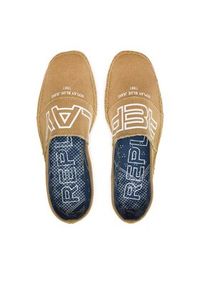 Replay Espadryle GMF16.000.C0055T Beżowy. Kolor: beżowy. Materiał: materiał #2