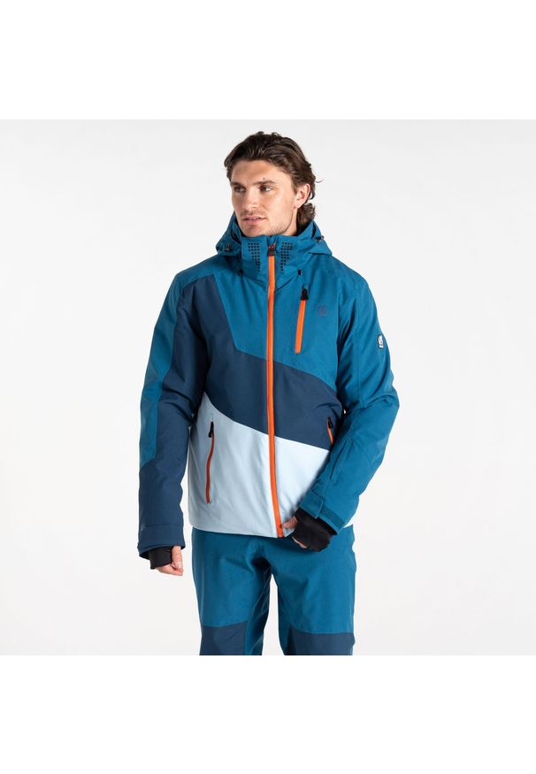 DARE 2B - Męska kurtka narciarska Baseplate II. Kolor: niebieski. Materiał: materiał. Sezon: zima. Sport: narciarstwo