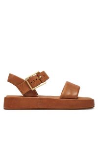 Clarks Sandały Alda Strap 26176631 Brązowy. Kolor: brązowy