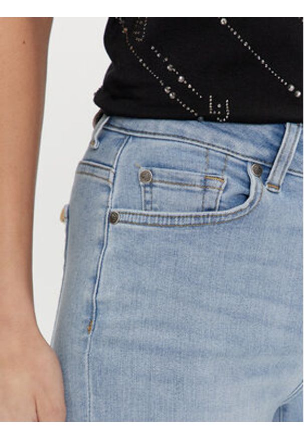 Liu Jo Jeansy UA4175 D4615 Niebieski Wide Leg. Kolor: niebieski
