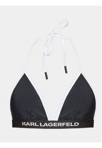 Karl Lagerfeld - KARL LAGERFELD Góra od bikini 230W2234 Czarny. Kolor: czarny. Materiał: syntetyk