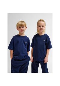 Koszulka dla dzieci Hummel Bee Loose. Kolor: wielokolorowy, niebieski, zielony. Sport: joga i pilates #1