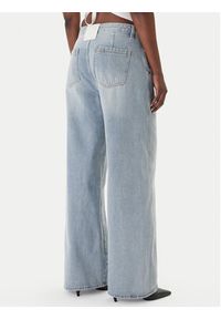 Eleh Jeansy EL103 Błękitny Wide Leg. Kolor: niebieski #4