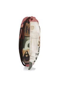 Worek damski Anekke, wykonany z lekkiego materiału tekstylnego z dekoracyjnym nadrukiem zamykany na ściągacz ze sznurkami, kolorowy, 42474-001. Wzór: kolorowy, nadruk. Styl: casual, elegancki #2