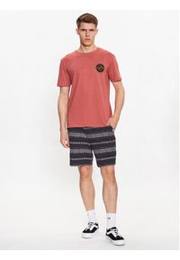 Quiksilver T-Shirt Core Bubble EQYZT07232 Pomarańczowy Regular Fit. Kolor: pomarańczowy. Materiał: bawełna