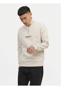Jack & Jones Bluza Vesterbro 12241777 Beżowy Relaxed Fit. Kolor: beżowy. Materiał: syntetyk