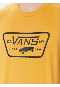 Vans T-Shirt Full Patch VN000QN8 Żółty Classic Fit. Kolor: żółty. Materiał: bawełna #5