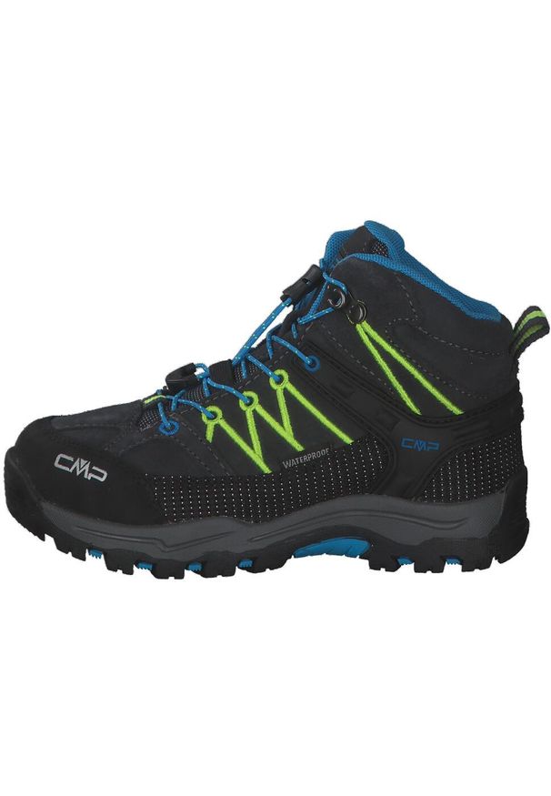 Buty trekkingowe dziecięce CMP RIGEL MID. Okazja: na co dzień. Kolor: wielokolorowy, szary, czarny