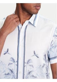 Guess Koszula M4YH39 WF1T2 Niebieski Regular Fit. Kolor: niebieski. Materiał: syntetyk #3