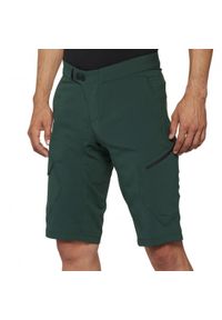 Szorty rowerowe męskie 100% Ridecamp Short. Kolor: zielony
