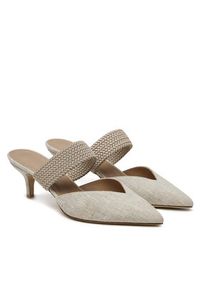 MALONE SOULIERS Klapki Maisie 45-154 Beżowy. Kolor: beżowy. Materiał: materiał #2