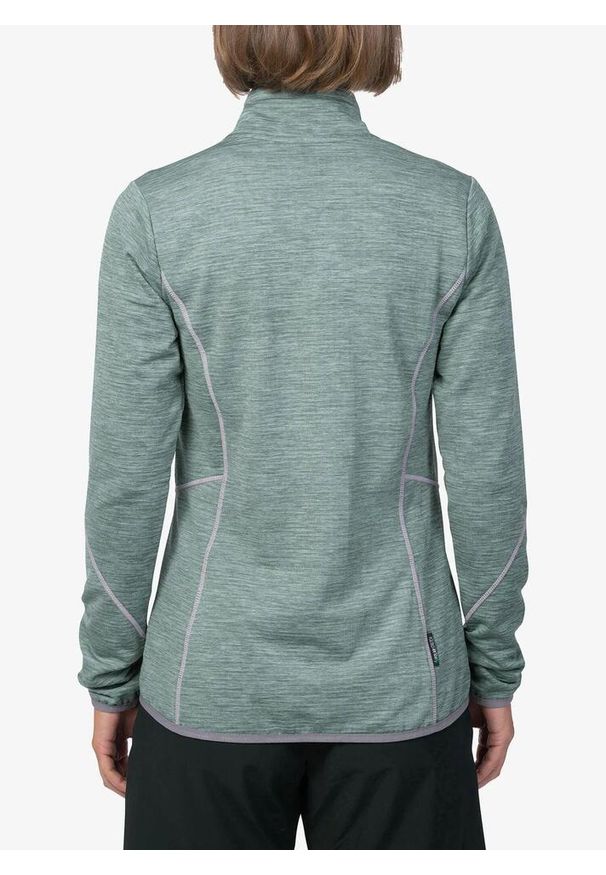 Bluza polarowa damska Hannah Dagnys. Kolor: zielony. Materiał: polar