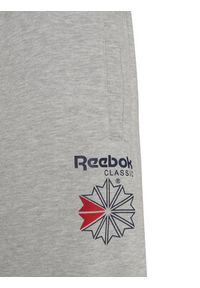 Reebok Spodnie dresowe Eryk RK25733CCM Szary jasny Regular Fit. Kolor: szary. Materiał: bawełna #7