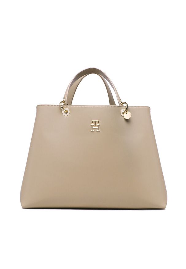 TOMMY HILFIGER - Torebka Tommy Hilfiger. Kolor: beżowy