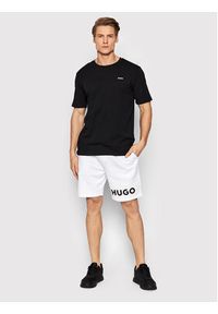 Hugo T-Shirt Dero222 50466158 Czarny Regular Fit. Kolor: czarny. Materiał: bawełna #3