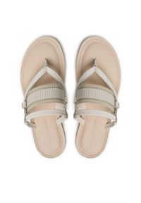 TOMMY HILFIGER - Tommy Hilfiger Japonki Th Webbing Mule Sandal FW0FW07275 Biały. Kolor: biały. Materiał: skóra #1