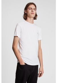 AllSaints T-shirt bawełniany (3-pack) gładki. Okazja: na co dzień. Materiał: bawełna. Wzór: gładki. Styl: casual