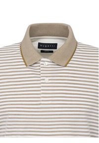 Bugatti Polo 8150-75092C Beżowy Regular Fit. Typ kołnierza: polo. Kolor: beżowy. Materiał: bawełna #3