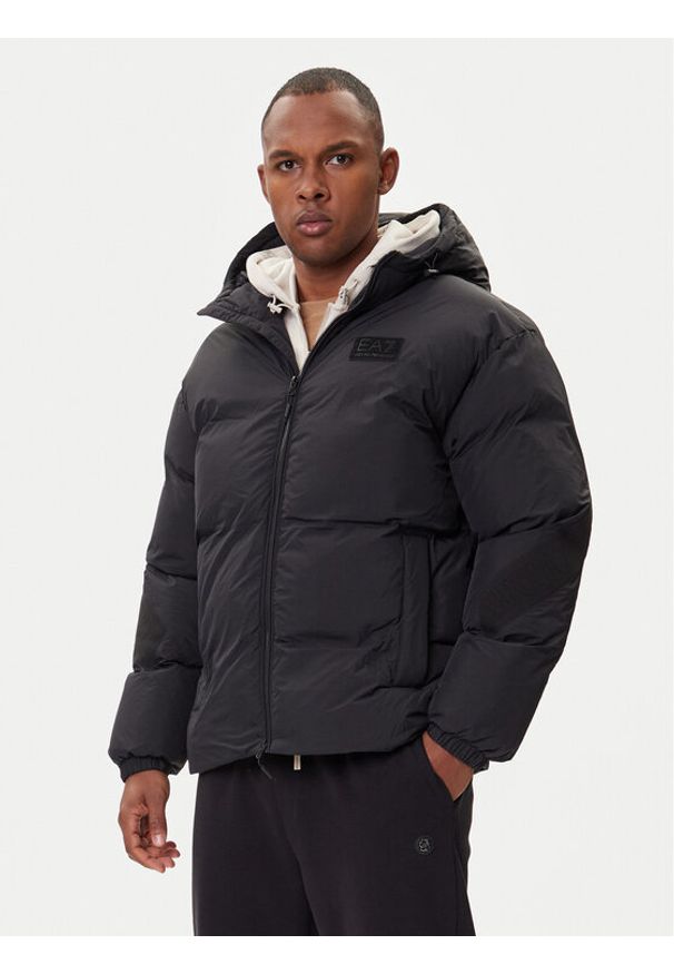 EA7 Emporio Armani Kurtka zimowa 7M000699 AF15951 UC001 Czarny Regular Fit. Kolor: czarny. Materiał: syntetyk. Sezon: zima