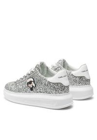 Karl Lagerfeld - KARL LAGERFELD Sneakersy KL62573N Srebrny. Kolor: srebrny