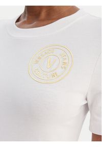 Versace Jeans Couture Sukienka codzienna 80HAOT02 CJ03T Biały Slim Fit. Okazja: na co dzień. Kolor: biały. Materiał: bawełna. Typ sukienki: proste. Styl: casual #5