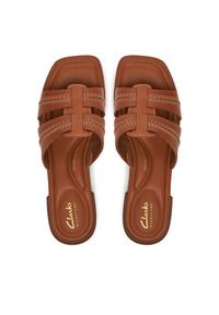 Clarks Klapki Ariany Mule 26181239 Brązowy. Kolor: brązowy. Materiał: skóra #3