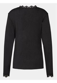 Vero Moda Curve Bluzka 10303557 Czarny Slim Fit. Kolor: czarny. Materiał: wiskoza
