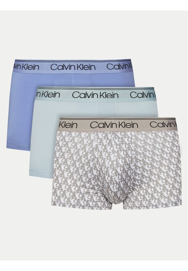 Calvin Klein Underwear Komplet 3 par bokserek 000NB2569A Kolorowy. Materiał: syntetyk. Wzór: kolorowy