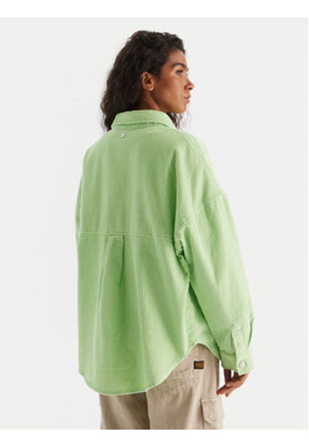 Roxy Koszula Kick Back Washed Cord ERJWT03697 Zielony Regular Fit. Kolor: zielony. Materiał: bawełna