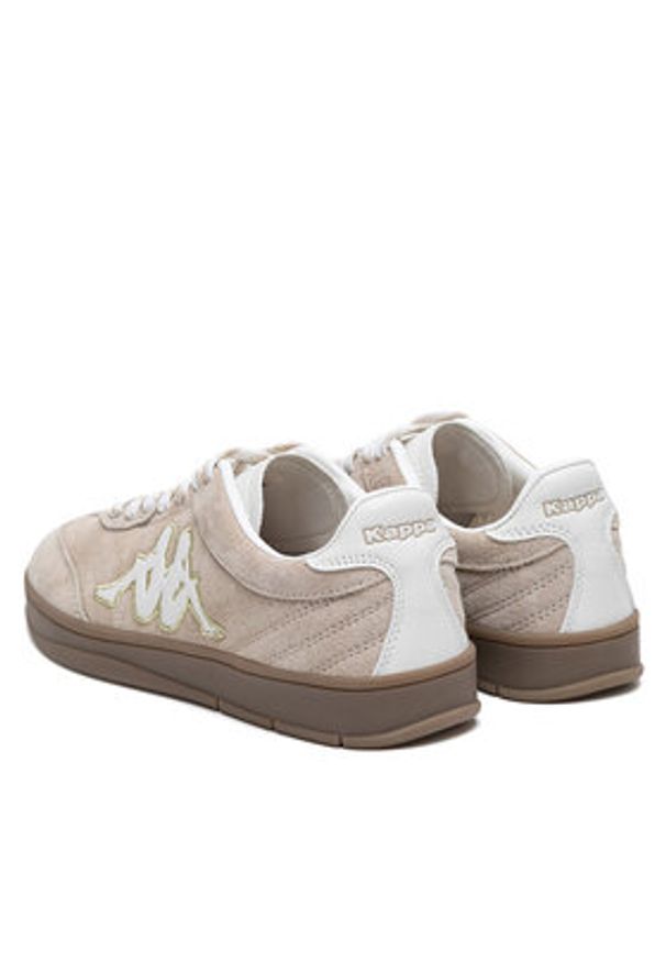Kappa Sneakersy FC-24880H Beżowy. Kolor: beżowy. Materiał: skóra, nubuk