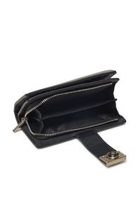 Calvin Klein Portfel damski Hardware Snap Medium Bifold K60K612961 Czarny. Kolor: czarny. Materiał: skóra