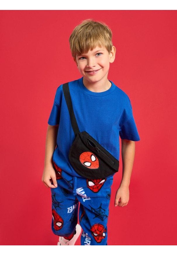 Sinsay - Bawełniana koszulka z nadrukiem Spiderman - Inny. Materiał: bawełna. Wzór: nadruk, motyw z bajki