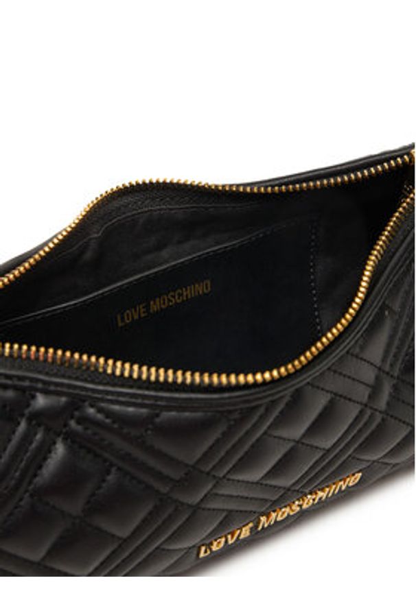 Love Moschino - LOVE MOSCHINO Torebka JC4142PP0NLA0000 Czarny. Kolor: czarny. Materiał: skórzane