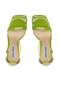 Steve Madden Sandały Uphill SM19000018-31F Zielony. Kolor: zielony. Materiał: skóra #6