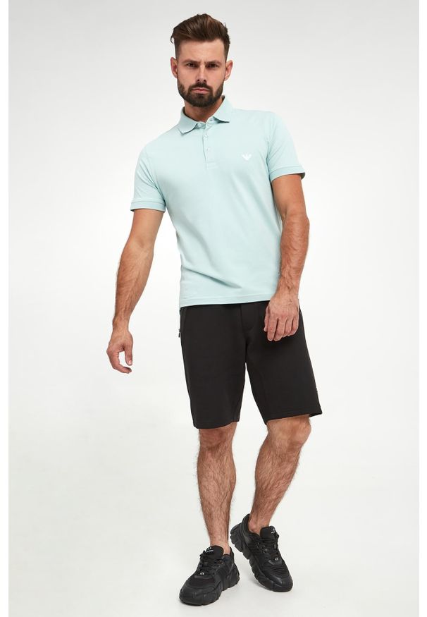 Emporio Armani Swimwear - Polo męskie EMPORIO ARMANI SWIMWEAR. Typ kołnierza: polo