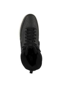 Buty do chodzenia męskie Nike Court Vision Mid. Wysokość cholewki: za kostkę. Zapięcie: sznurówki. Kolor: czarny. Materiał: skóra, syntetyk, tkanina, materiał. Szerokość cholewki: normalna. Model: Nike Court. Sport: turystyka piesza
