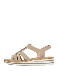 Rieker Sandały CEO-V0649-62 Beżowy. Kolor: beżowy. Materiał: skóra #2