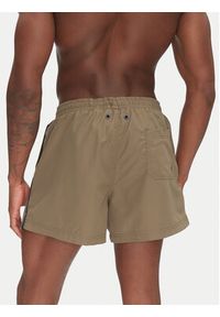 Aeronautica Militare Szorty kąpielowe 251BW223CT2967 Khaki Regular Fit. Kolor: brązowy. Materiał: syntetyk