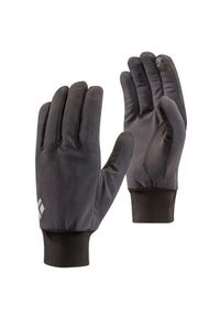 Rękawiczki turystyczne unisex Black Diamond Lightweight Softshell. Kolor: szary. Materiał: softshell. Sport: turystyka piesza