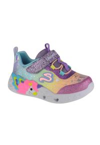 skechers - Buty do chodzenia dziewczęce, Skechers Unicorn Charmer - Twilight Dream. Kolor: wielokolorowy. Materiał: guma, materiał, tkanina, syntetyk. Sport: turystyka piesza